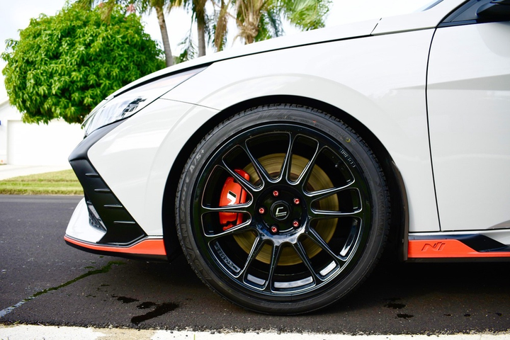 Black cosmis wheels and lug nuts