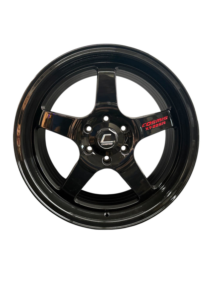 XT-005R Black With Red Letters| 20x9.5 +15 6x139.7 6x5.5 – Cosmis Wheels