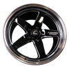 Cosmis Wheels XT-005R Black w/ Machined Lip + Spokes 18x10 +38 5x120
