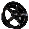 Cosmis Wheels XT-005R Black w/ Machined Spokes 20x10 +13 6x135 Ford F-150