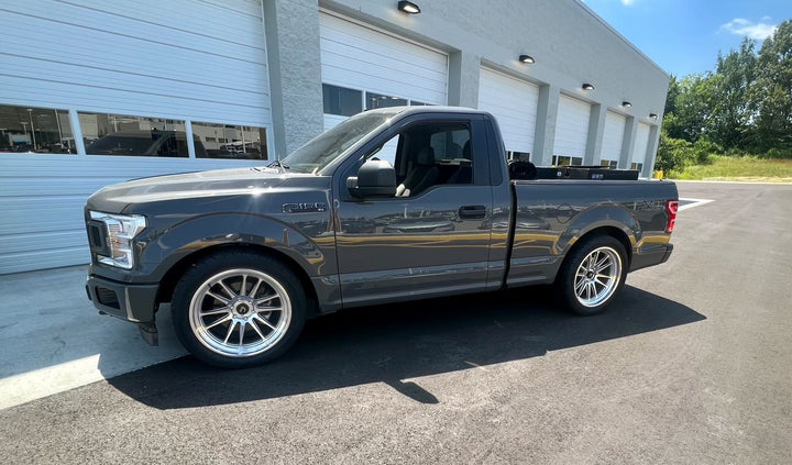 Ford F-150 with Cosmis XT-206R Black w/ Machined Lip + Spokes Wheels 22x10 +0 6×135