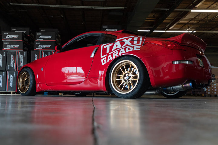 Nissan 350z with XT-206R Hyper Bronze Wheels 18x9.5 +10 5x114.3