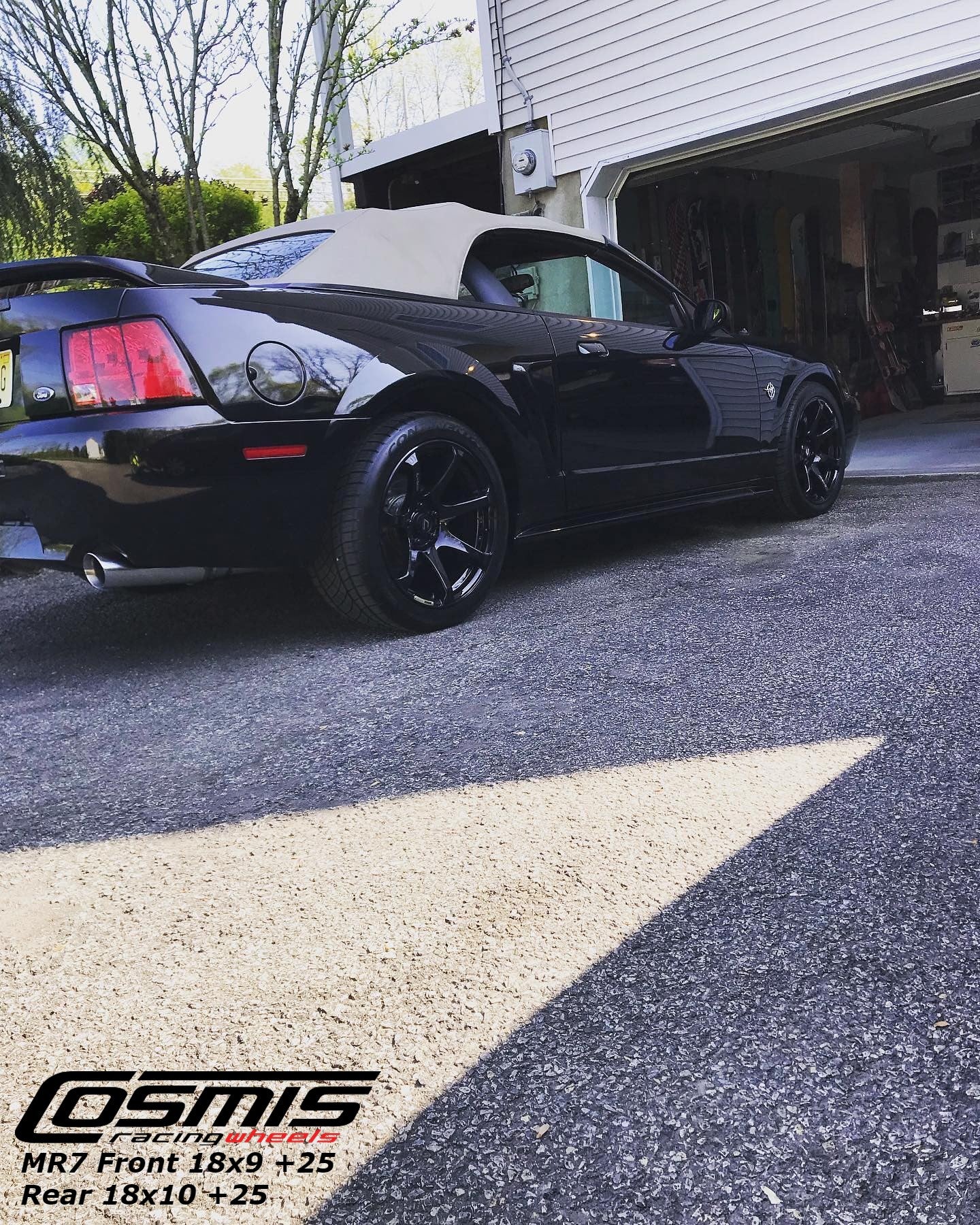 Cosmic Mr7 Rims Cosmis Wheels WRX STi Lexus Mazda MR7 Black Wheel 18x9 +25 5x114.3