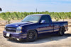 Chevy Silverado with Cosmis Wheels XT-206R Flat Black w/ Machined Spokes 22x10 +0 6×139.7