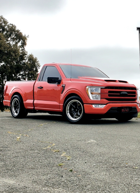 Ford F-150 with XT-006R Black with Machined Lip Wheels 20x9.5 +10 6x135