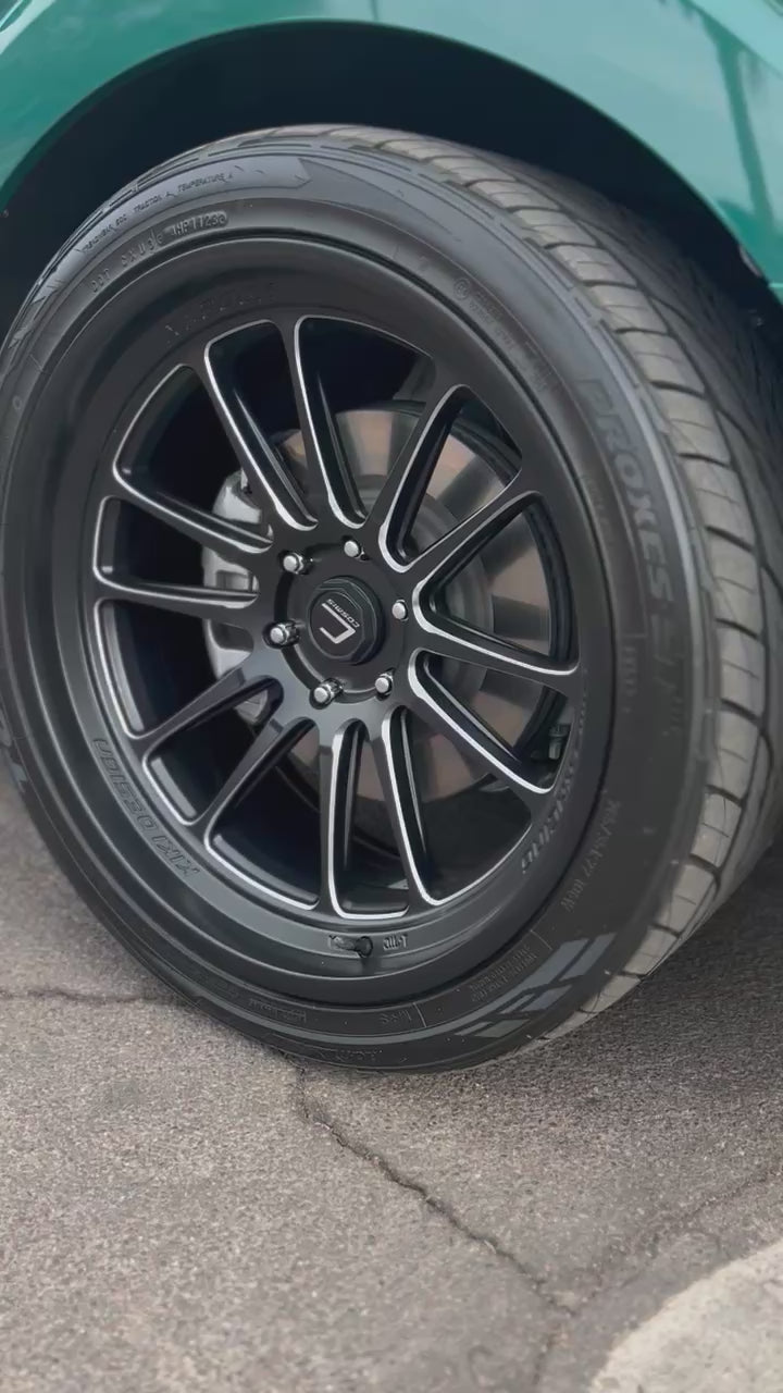 Cosmis Wheels XT-206R Flat Black w/ Machined Spokes Wheel