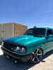 1993 Ford Ranger with Cosmis N5R Hyper Black Wheels 18x9 +15 5x114.3 (1/4 inch spacers all around)