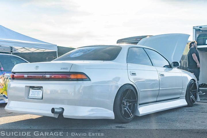 Toyota Chaser with Cosmis S5R Black Wheels 18x9 +26 5x114.3