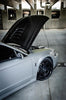 SN95 Ford Mustang with Aftermarket Cosmis Wheels Black S5R 18x9 +26mm and 18x10.5 +20mm 5x114.3
