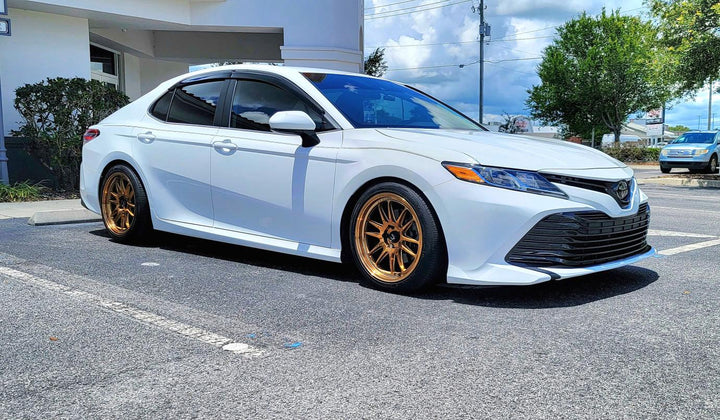 2019 Toyota Camry with XT-206R-FF Hyper Bronze Wheels 18x9.5 +38 5x114.3