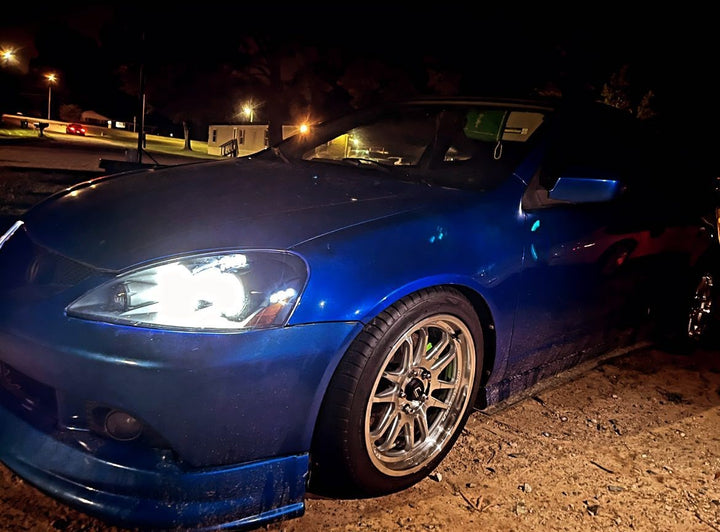 Acura RSX with XT-206R Hyper Silver Wheels 17x8 +30 5x114.3