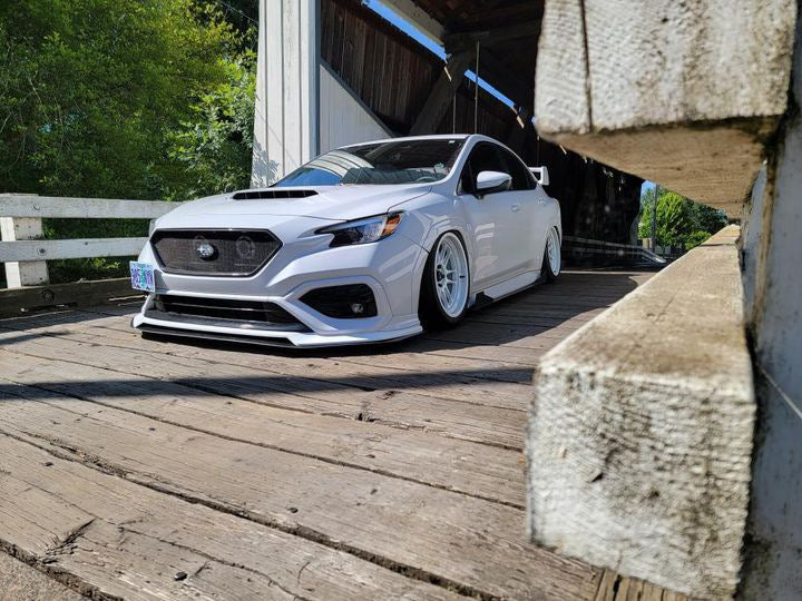 2022 Subaru WRX with Cosmis Wheels XT-206R White 18x9.5 +10 5x114.3