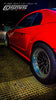 New Edge Ford Mustang with Cosmis Wheels XT-206R 18x9.5 +10 and 18x11 Black w/ Machined Lip