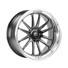 Cosmis Wheels XT-206R Black w/ Machined Lip + Spokes Wheel 22x10 +0 6×135