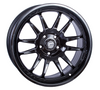 Cosmis Wheels XT-206R Black Wheel 17x8 +30 5x114.3