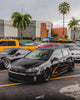 ADAPTERS NEEDED Black Volkswagen GTI with Aftermarket Cosmis Wheels XT-206R Black 18x9.5 +10mm