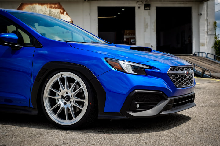 2022 Subaru WRX with Cosmis XT-206R Hyper Silver with Machined Face 20x9 +35mm Aftermarket Wheels