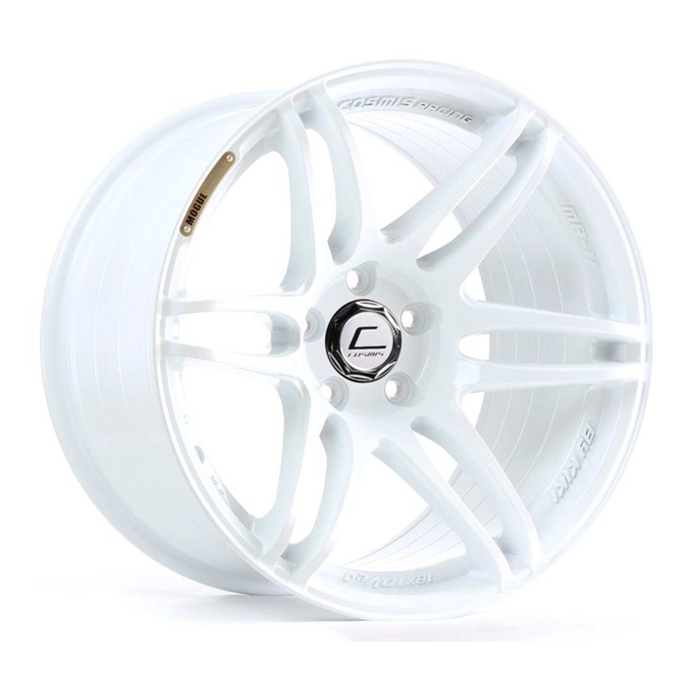 MRII White Wheel 18x8.5 +22 5x114.3 – Cosmis Wheels