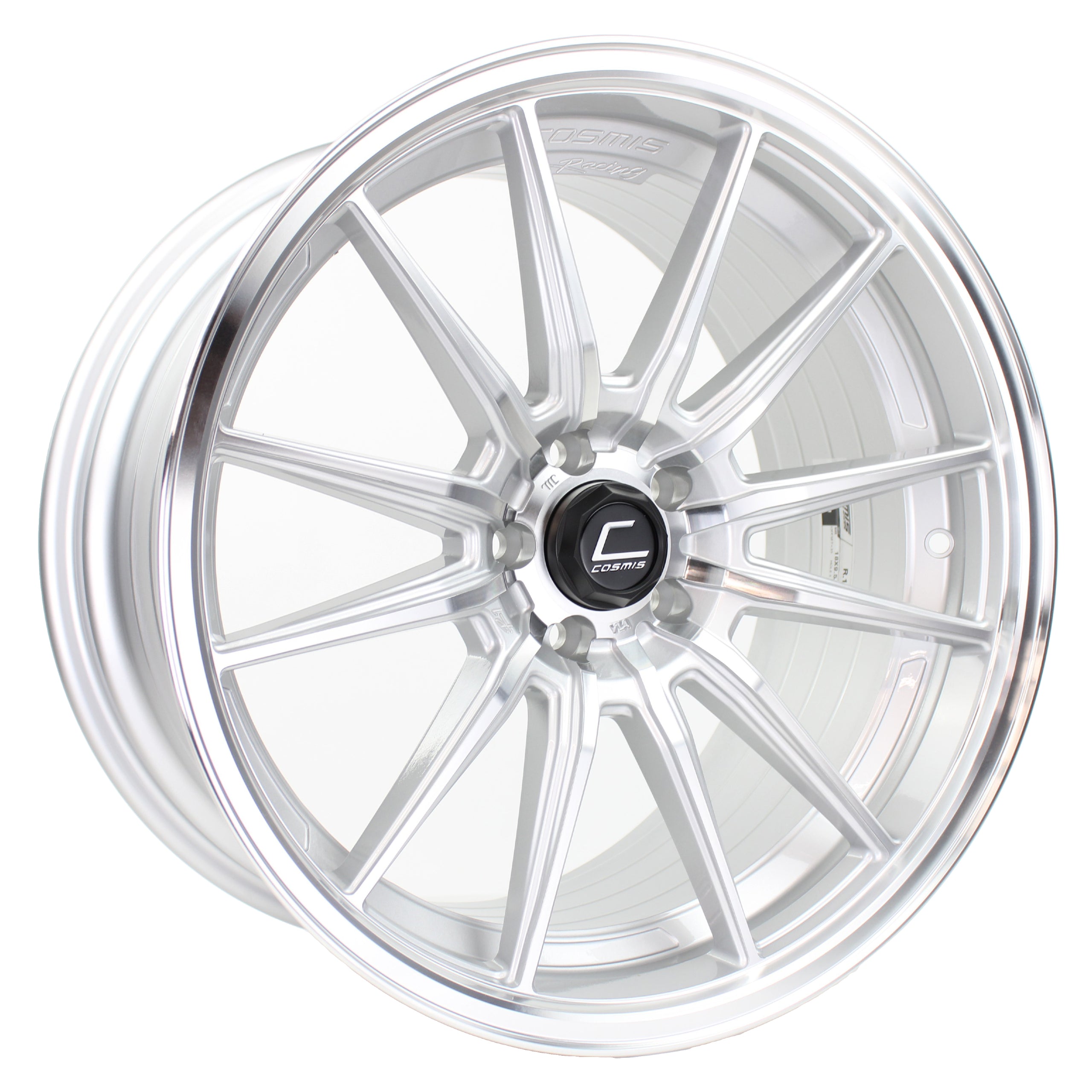 Cosmis Wheels R1 Hyper Silver Wheel 18x9.5 +35 5x100