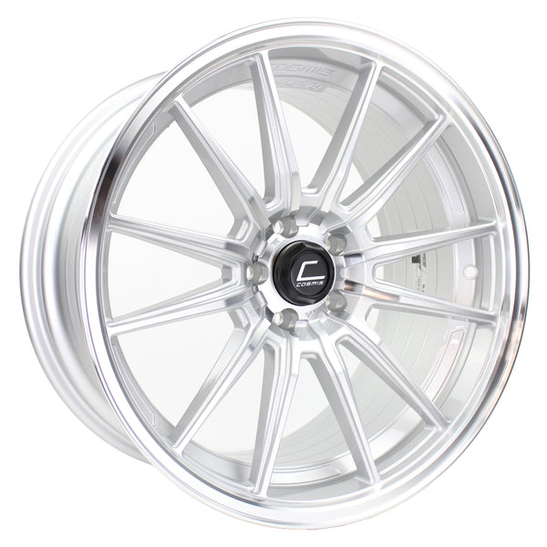 Cosmis Wheels R1 Hyper Silver Wheel 18x9.5 +35 5x100