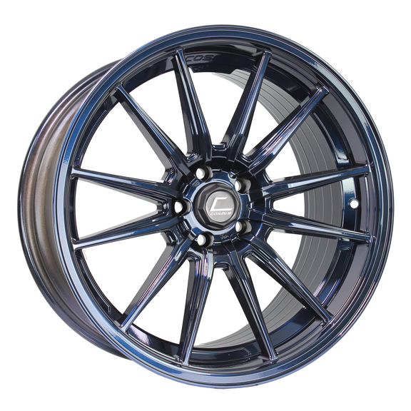 Cosmis Racing Blue Rims Cosmis Wheels R1 Aphotic Blue Wheel 18x9.5 +35 5x100