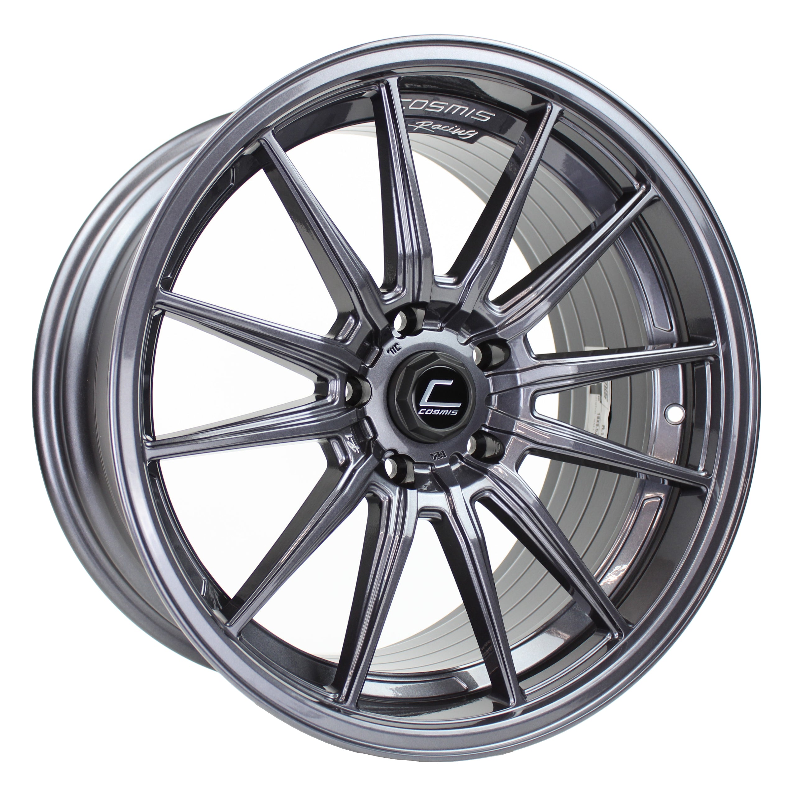 Cosmis Wheels R1 Gunmetal Wheel 19x8.5 +35 5x114.3