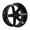 S1 Black Wheel w/ Milled Spokes 22x9.5 +0mm 6x139.7 (6x5.5)