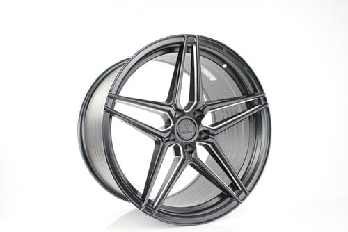 Varrix XD5 Flat Black Mustang Wheels 20x12 +54 5x114.3 by Cosmis