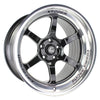 XT-006R Black w/ Machined Lip Wheel 18x11 +8 5x114.3
