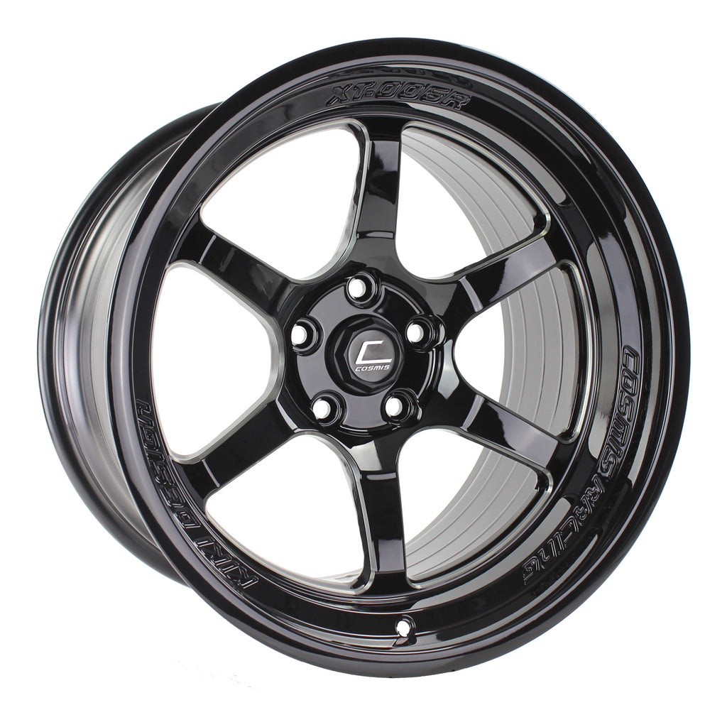 XT-006R Black w/  Machined Spokes Wheel 18x11 +8 5x114.3