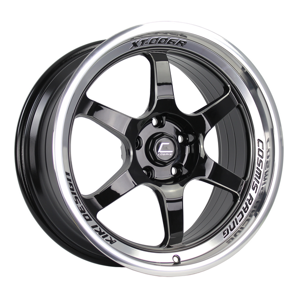 XT-006R | Gloss Black | Polished Lip | 18x9 +30 5x100