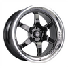 XT-006R Black w/ Machined Lip Wheel 18x9 +30 5x114.3