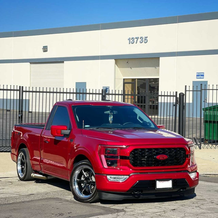 Ford F-150 with XT-006R Black with Machined Lip Wheels 20x9.5 +10 6x135