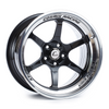 XT-006R Black w/ Machined Lip Wheel 18x9.5 +10 5x114.3