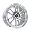 Cosmis Wheels XT-206R-FF Hyper Silver Wheel 18x9 +31 5x120