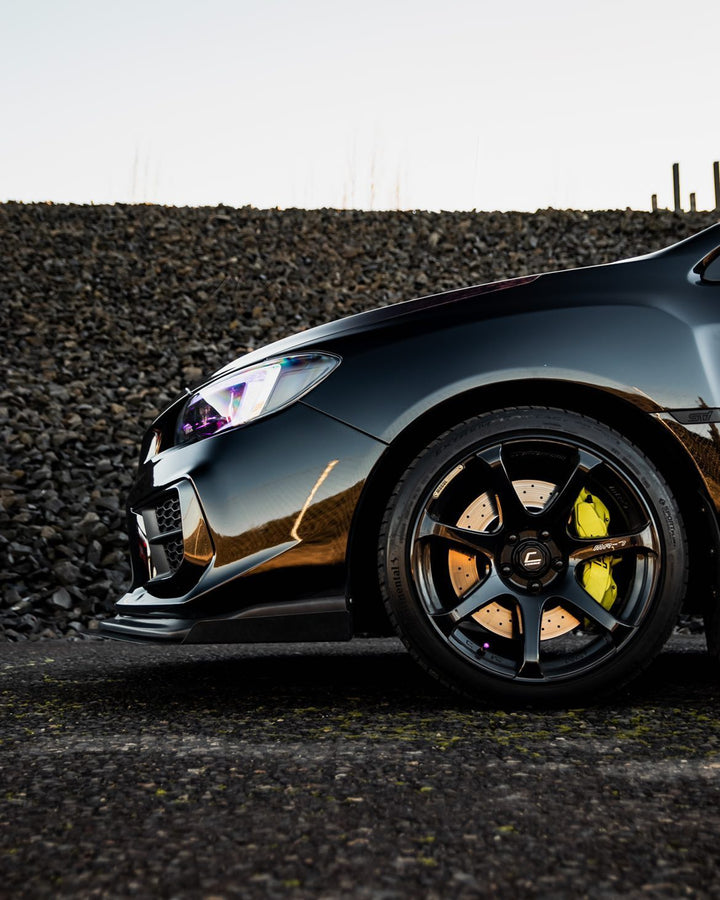 Cosmic Mr7 Rims Cosmis Wheels WRX STi Lexus Mazda MR7 Black Wheel 18x9 +25 5x114.3