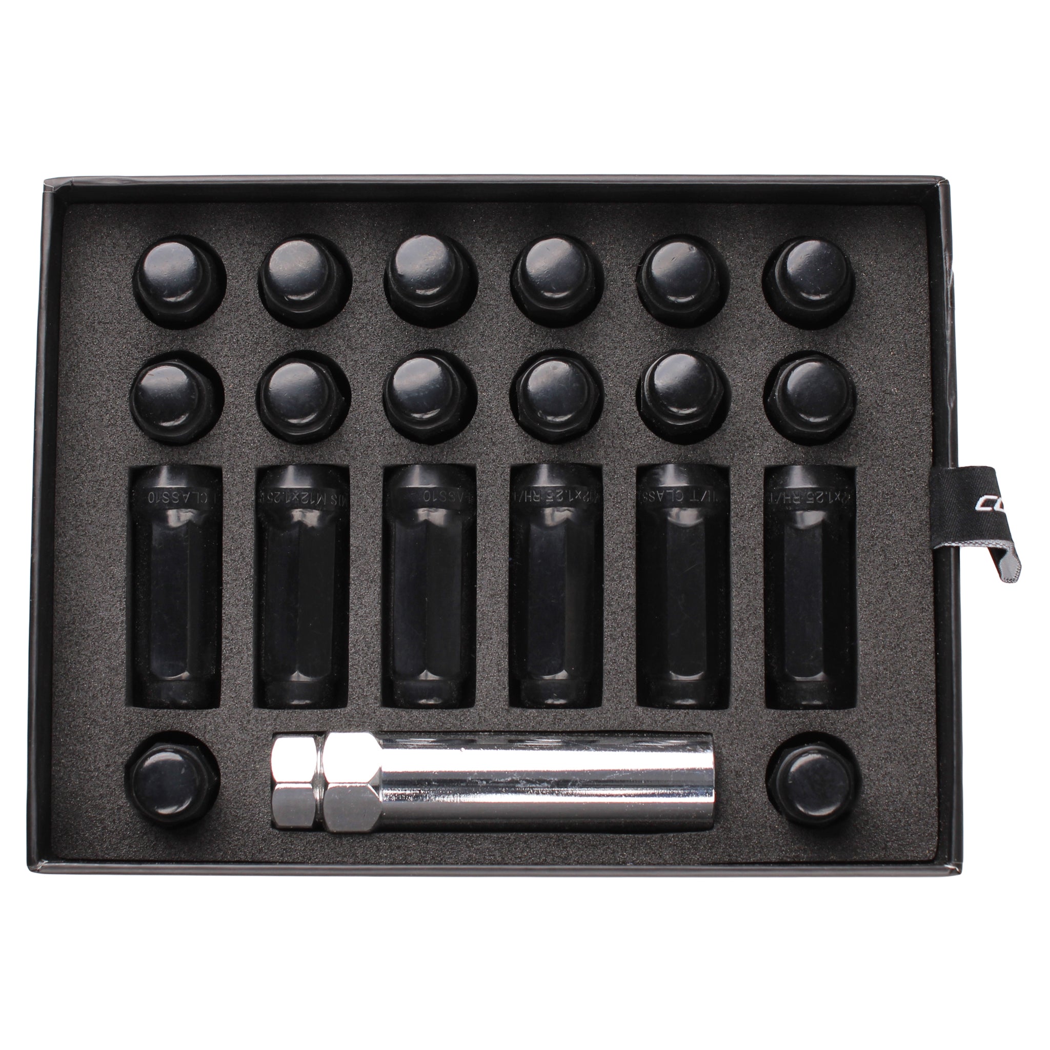 Cosmis Racing Wheels Closed Ended Black Lug Nuts 12x1 25mm Set Of 24 Cosmis Racing Wheels Closed Ended Black Lug Nuts 12x1 25mm Set Of 24