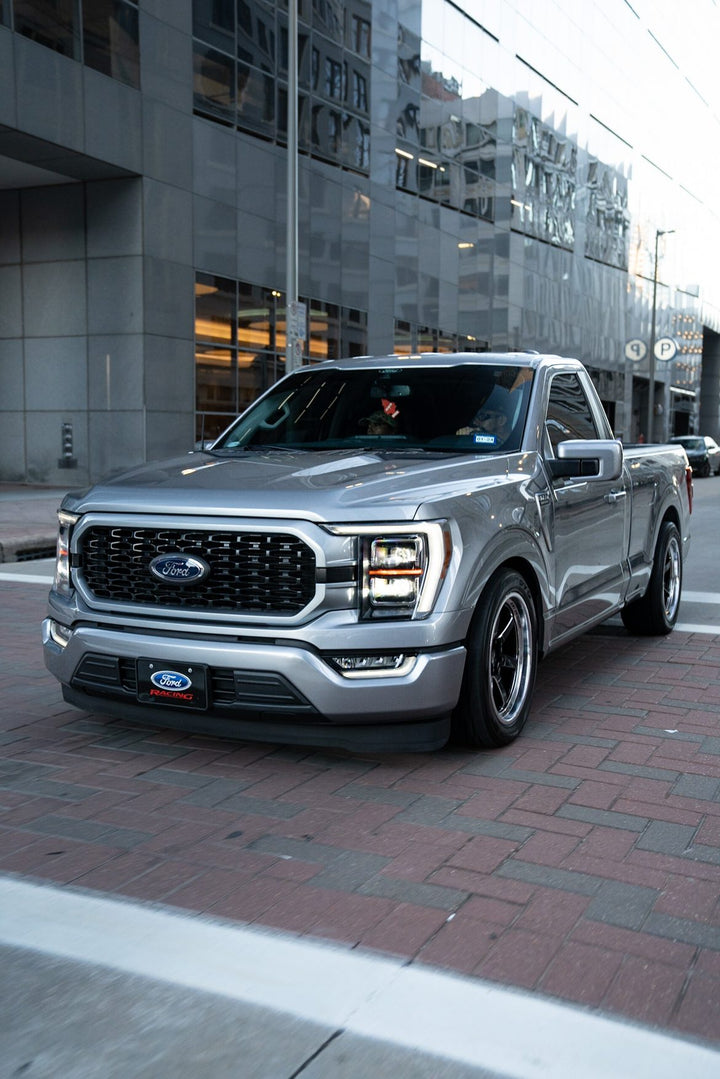 Ford F-150 with XT-006R Black with Machined Lip Wheels 20x9.5 +10 6x135