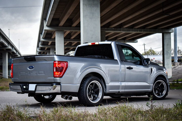 Ford F-150 with XT-006R Black with Machined Lip Wheels 20x9.5 +10 6x135