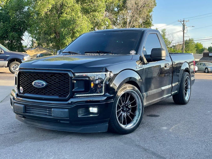 Owner @co_sebas Ford F-150 with XT-206R Black w/ Machined Lip + Spokes Wheels 22x10 +0 6×135