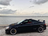 Acura RSX Type S Aftermarket Cosmis Wheels XT-206R 17x8 +30 Black w/ Machined Lip + Spokes