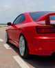 S15 Silvia with Cosmis MRII White Wheels 18x8.5 +22mm 5x114.3