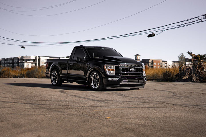 Ford F-150 with XT-006R Black with Machined Lip Wheels 20x9.5 +10 6x135