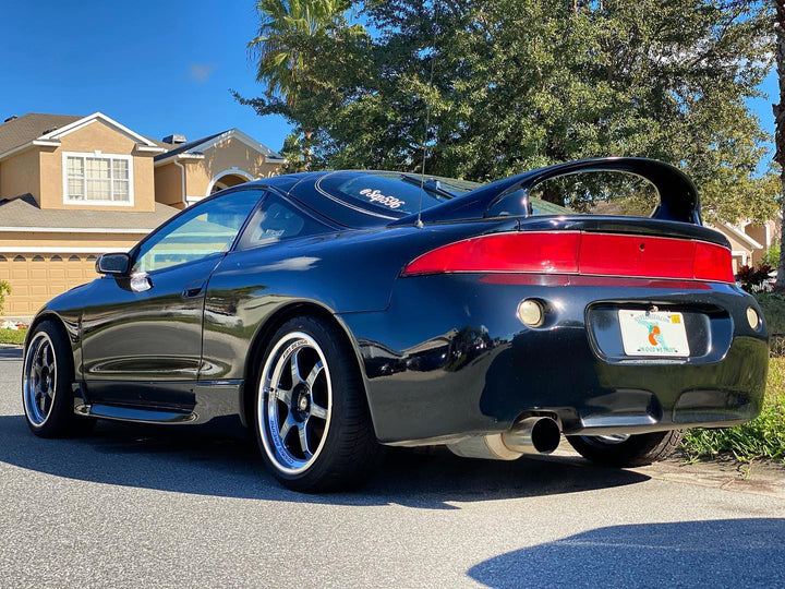 Mitsubishi Eclipse with Cosmis XT-006R Gunmetal 18x9 +30mm 5x114.3 Wheels