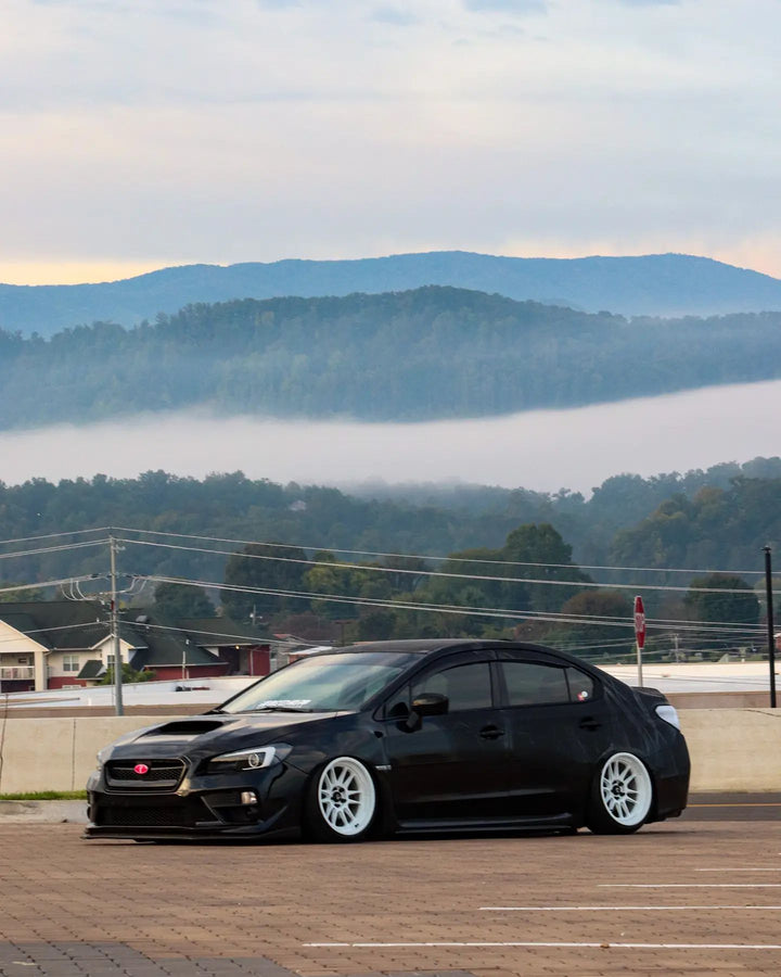 Subaru WRX with Cosmis Wheels XT-206R White 18x9.5 +10mm