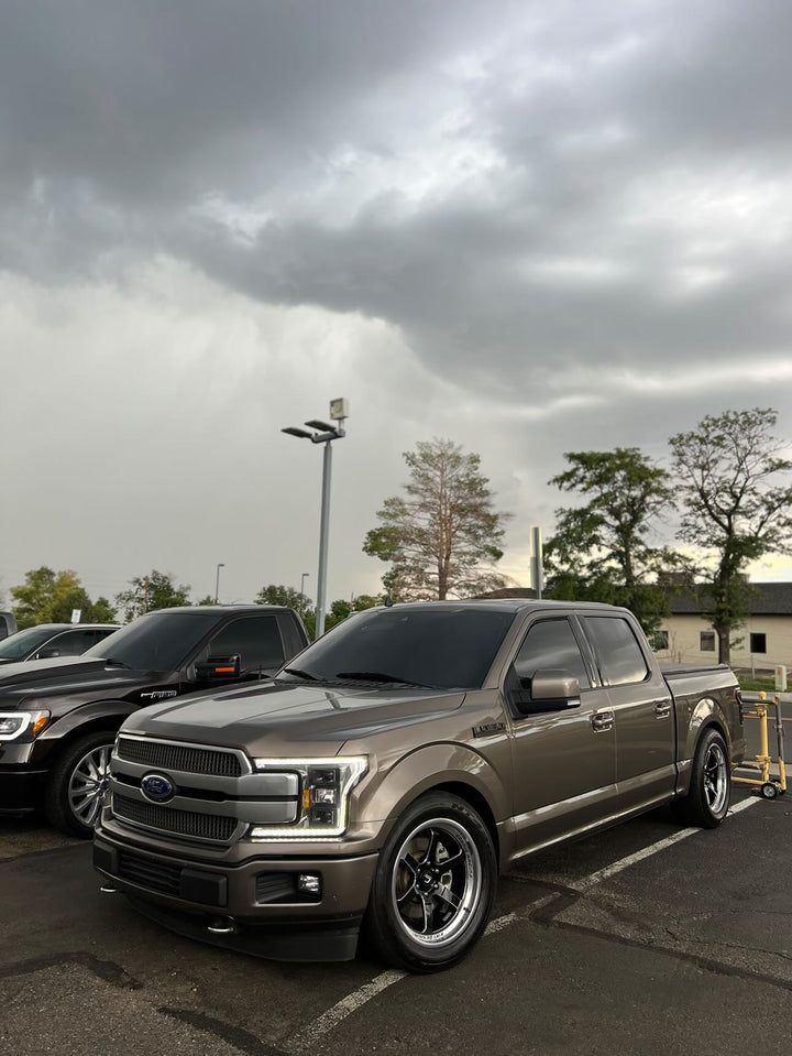 Ford F-150 with XT-006R Black with Machined Lip Wheels 20x9.5 +10 6x135