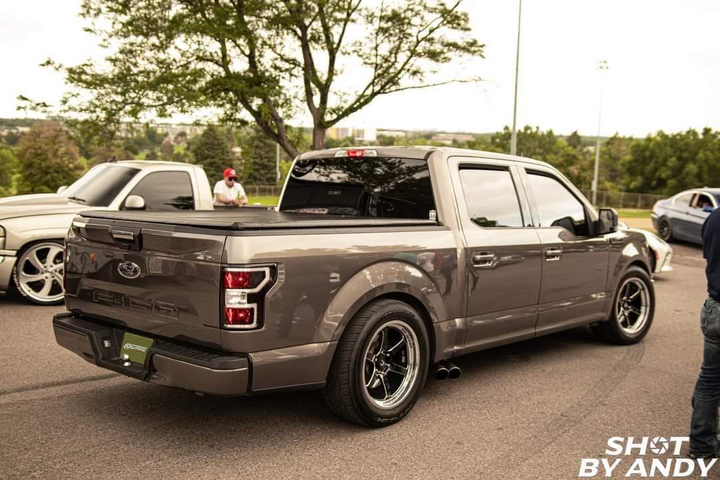 Ford F-150 with XT-006R Black with Machined Lip Wheels 20x9.5 +10 6x135