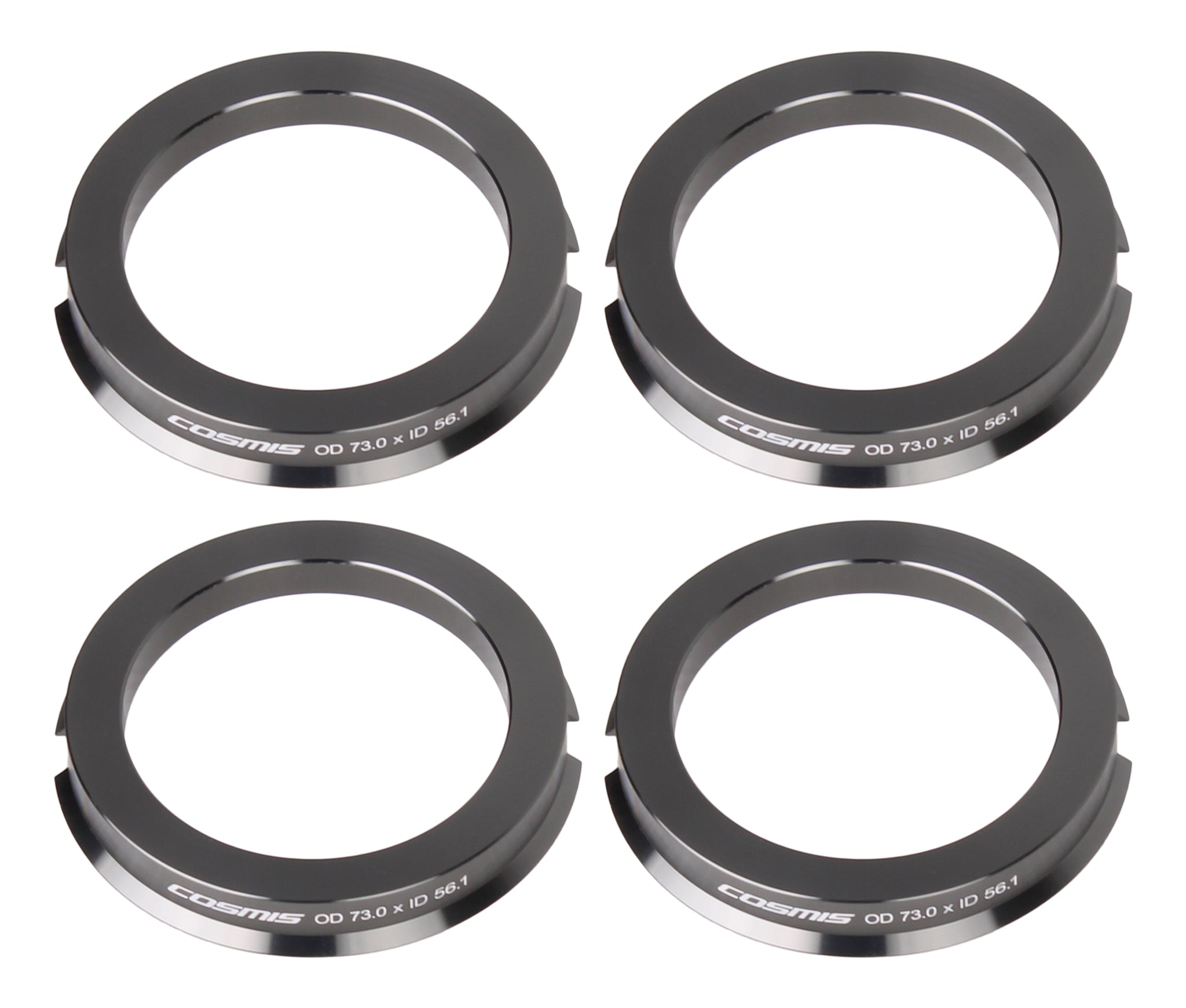 Cosmis Wheels Aluminum Hub-Centric Rings (Set of 4)