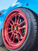 2010 MazdaSpeed3 with XT-206R Hyper Candy Red Wheels 18x9.5 +10 5x114.3
