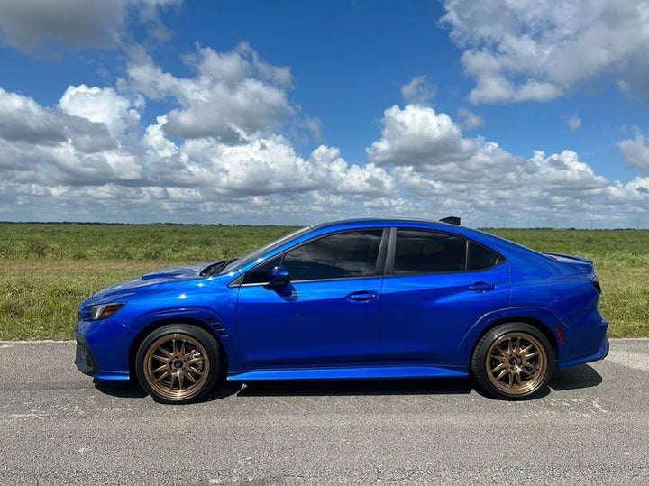 2022+ Subaru WRX with XT-206R-FF Hyper Bronze Wheels 18x9.5 +38 5x114.3